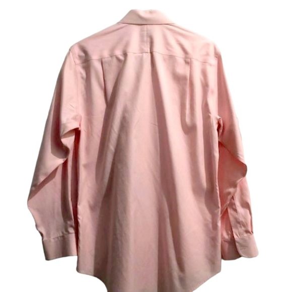 Joseph A Banks Slim Fit Collar Pink Dress Shirt - L - Picture 5 of 9
